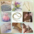 thumbnail image 4 of 1360 cuentas espaciadoras de 4 mm, 8 colores amarillos, para hacer joyas., 4 of 6