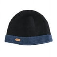 thumbnail image 2 of Erin Knitwear Adult Crochet Irish Beanie With Fleece Lining- Blue, One size, 2 of 3
