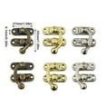 thumbnail image 4 of Candado antiguo Cerradura de gancho de hierro Cerradura de seguridad Oculto Capturas Decoración Joyero Muebles Accesorios de hardware Regalos Herramientas y ferretería Gancho derecho de bronce Kenally TO011076-05, 4 of 6