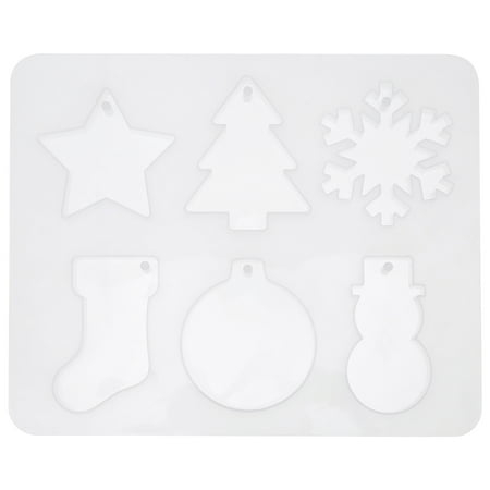 LABSERRON Silicone Pendent Mold White 1Pack 9.7x8in DIY