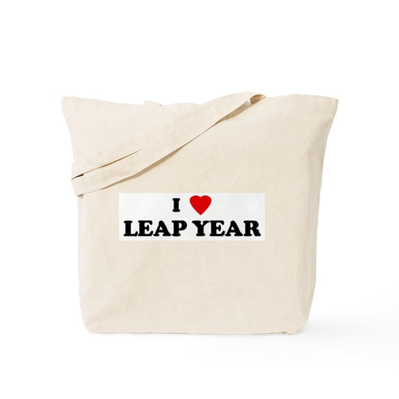 CafePress - I Love LEAP YEAR Tote Bag - Unisex Canvas Tote Bag, Beige, 1-Piece
