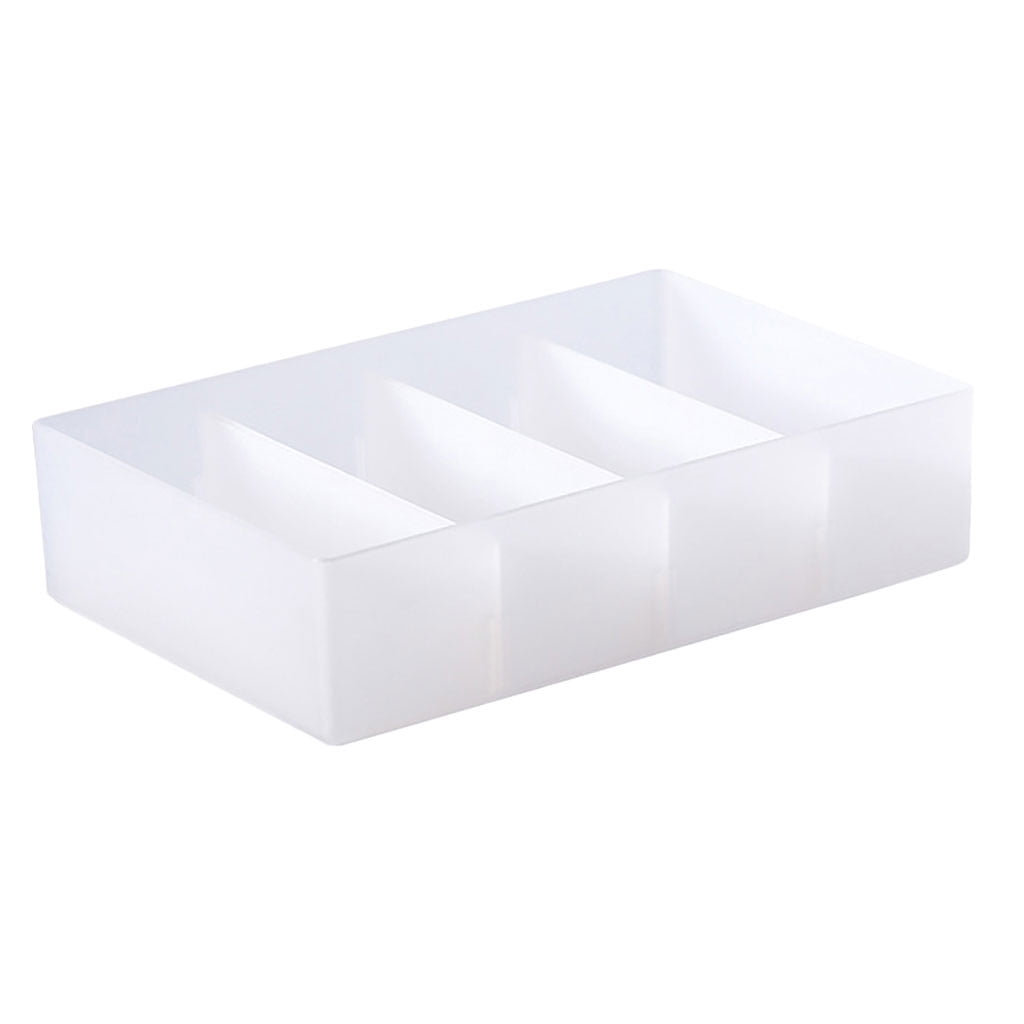 Small Storage Cosmetic Container Box Storage Divider Desktop Case