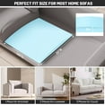 thumbnail image 2 of Couch Cushion Support for Sagging Seat - 20" x 20" High-Density Curved Foam Sofa Cushion Support Board,Couch Supporter for Under The Cushions,Blue Set of 1, 2 of 16