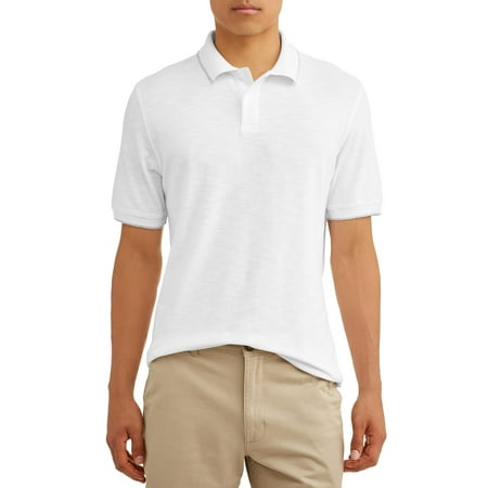 Men's Pique Stretch Polo, Up to Size 5XL