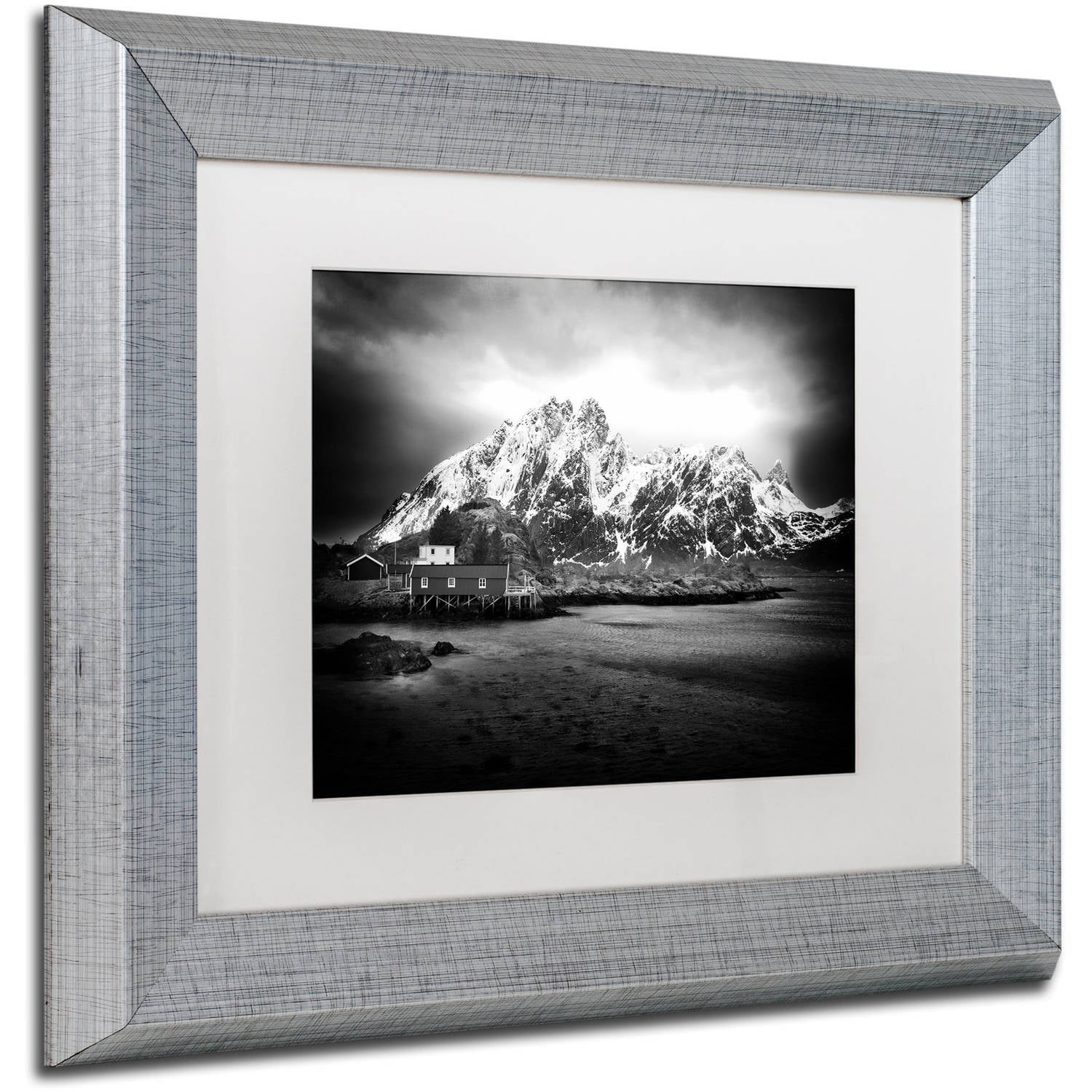 Trademark Fine Art "Fool Sometimes" Canvas Art by Philippe Sainte-Laudy, White Matte, Silver Frame