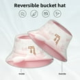 thumbnail image 5 of Gaeub Cute Bathtub Printed Double Sided Reflective Bucket Hat Foldable Sun Hat for Camping Hiking Fishing, 5 of 9