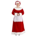thumbnail image 1 of Sunloudy, conjunto de disfraz de Cosplay para mujer, vestido de manga larga con sombrero y delantal para Navidad, Halloween, juego de rol Sunloudy  moda, 1 of 6