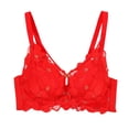 thumbnail image 1 of Abcnature Daily Comfort Bras for Women Solid Breast Collection Sagging Plus Size Bras Summer Ultra-thin Bras Daily Bras, 1 of 3
