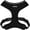 Black, variant on AeroLite No Pull Mesh Dog Harness with Lightweight, Soft, Breathable Chest Coverage, Reflective Stitching, and Adjustable Straps for Walking, Running, Training, Heavy Duty and Durable