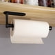 thumbnail image 1 of Toallero de Papel Hugtrwg Soporte de pared Para cocina negro, 1 of 9