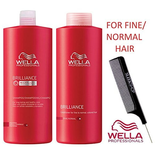 Wella Wella BRILLIANCE Shampoo & Conditioner for FINE to NORMAL