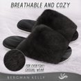 thumbnail image 4 of Bergman Kelly Women's Fuzzy Faux Fur Slide Slippers, Starlet Collection - Scuff Style (US Company), 4 of 8