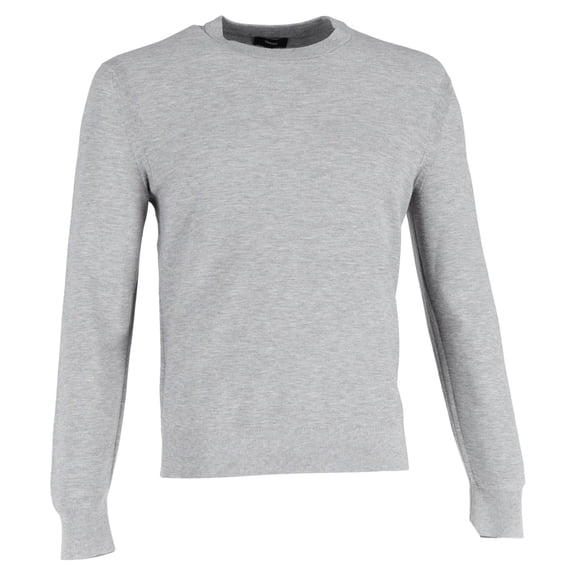 Pre-Owned Theory Crewneck Sweater in Grey Cotton