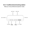 thumbnail image 3 of Dock Station 4K HUB USB C compatible con HDMI de alta velocidad para Microsoft Surface Pro 8 FLhrweasw El nuevo, 3 of 9
