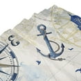 thumbnail image 2 of Nautical Shower Curtain, 3D Ocean Sailboat Lighthouse Anchor Shower Curtain Decorative, with 12 Hooks Waterproof Washable 72x72 in, 2 of 6