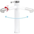 thumbnail image 4 of Miumaeov 360° Rotatable Stainless Steel Tap Bathroom Single Lever Mixer Tap Anti-drip, 4 of 9