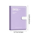 thumbnail image 3 of Student Planner 2026 Planner Thick Notebook Magnetic Closure Student Daily Planner Weekly Planner A5 Notebook, 3 of 6
