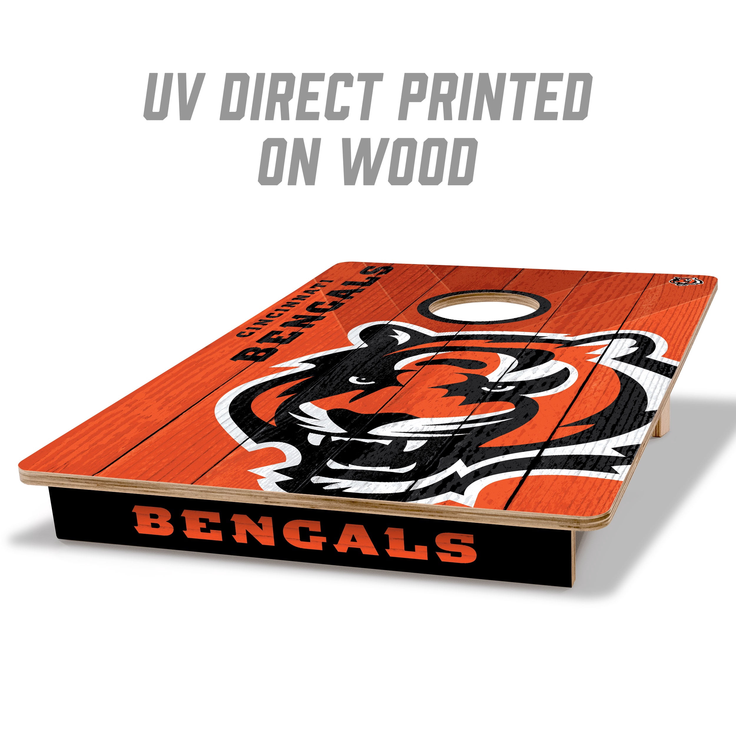 YouTheFan NFL Cincinnati Bengals 2' x 3' Cornhole Game No Bags