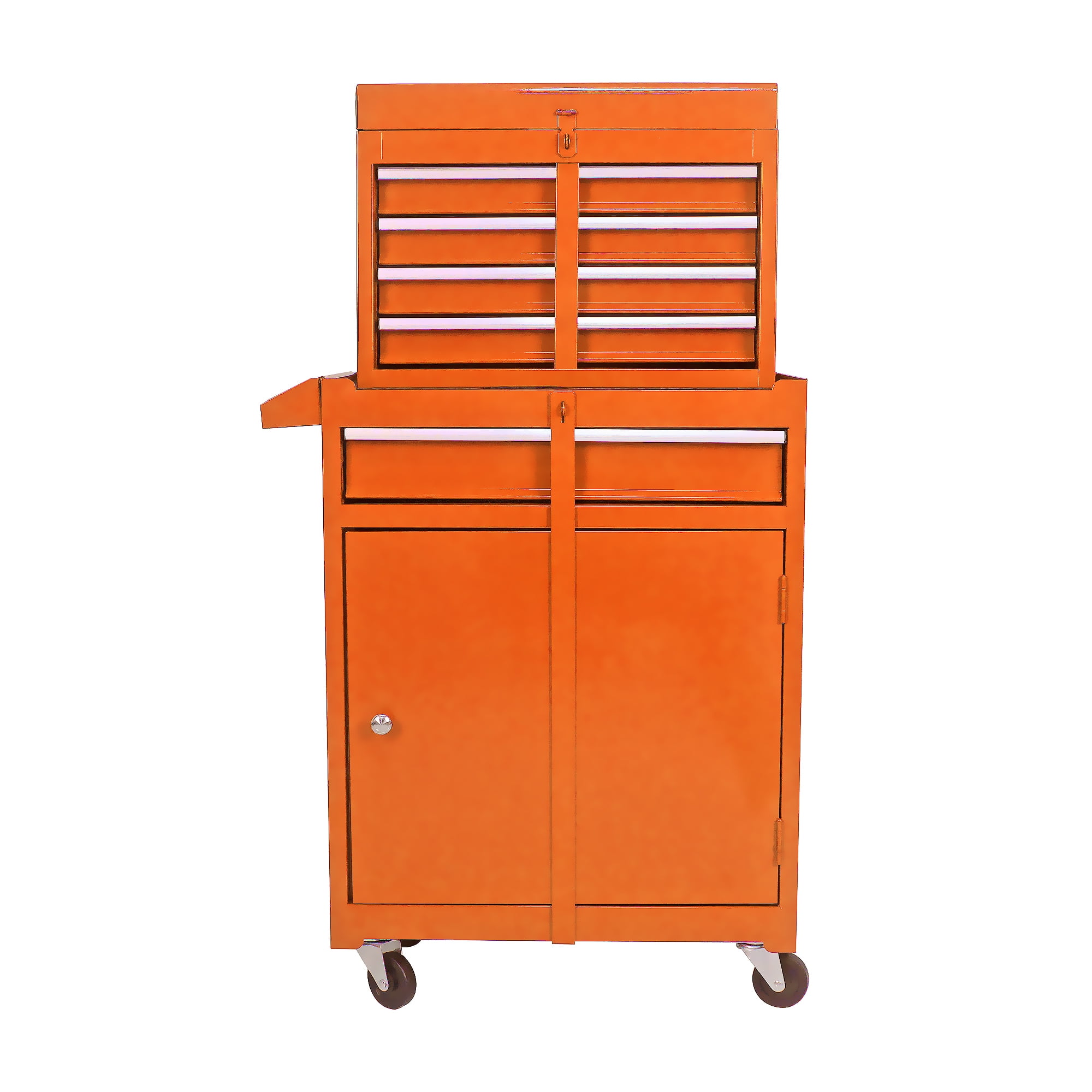 Rolling Tool Chest, 5-Drawer Tool Box Organizer Sliding Drawers Detachable Top & Adjustable Shelf