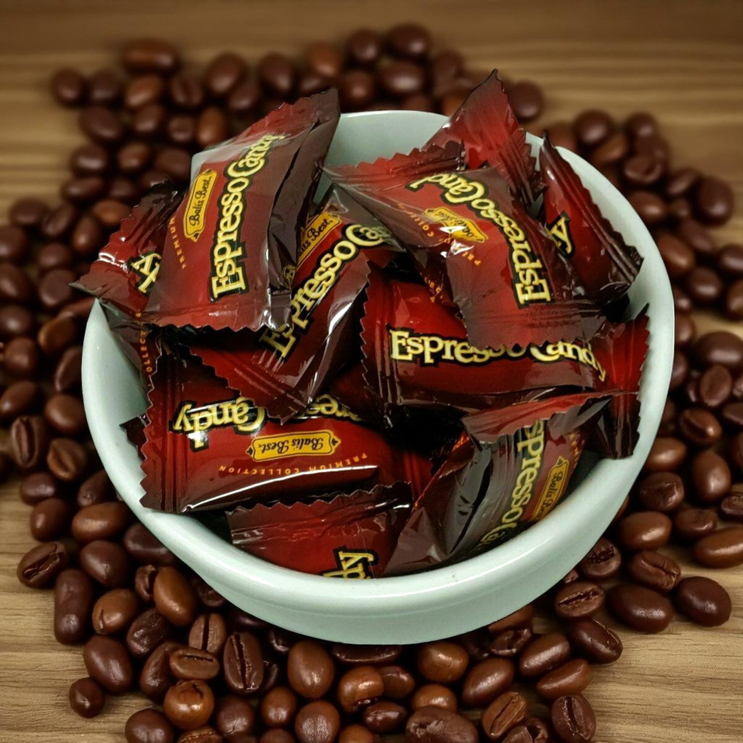 Bali's Best Espresso Coffee Candy Bulk Individually Wrapped 2.2 Pounds Contains: Coconut & Milk.
