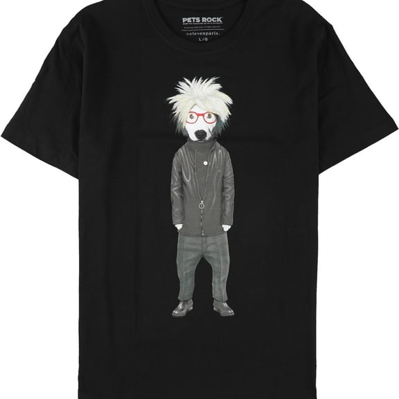 Elevenparis Mens Soup Graphic T-Shirt, Black, Large