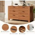 thumbnail image 6 of Tribesigns 55-Inch Sideboard with Drawers, Wooden Buffet Cabinet with 6-Drawer Storage, 6 of 6