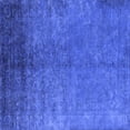 thumbnail image 1 of Ahgly Company Machine Washable Indoor Square Persian Blue Bohemian Area Rugs, 5' Square, 1 of 4