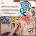 thumbnail image 4 of Uxcell 20 Pcs Dream Catcher Rings, 1.5 inch Floral Macrame Plastic O Rings DIY Round Plastic Hoops for Crochet Craft Making Wall Hanging Wedding Wreath Christmas, White, 4 of 6