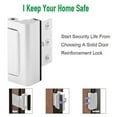 Mlless Privacy Strong Latch Door Reinforcement Lock for Home Security