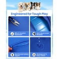 thumbnail image 3 of Pelota de pastoreo Tychesy para perros, 45 cm, con funda Oxford y bomba, 3 of 6