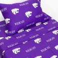 thumbnail image 4 of Kansas State Wildcats 100% Cotton Sheet Set Purple King 299 and Below, 300 - 499, 4 of 5