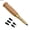Brown, variant on Rotary Leather Hole Punch Tool – 5-in-1 Interchangeable Punch Heads, Wood Handle Belt Hole Puncher for DIY Craft, Adjustable Strap & Belt Maker Kit