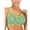 Green, variant on Women's Seamless Sports Bra Paded Racerback Support for Gym Workout Activewear Fitness Yoga Bra