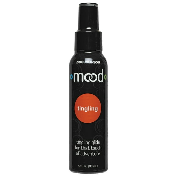 Doc Johnson Mood Water Based Personal Lubricant, Tingling, 4 oz