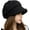 Black, variant on CoCopeaunt Women Newsboy Caps Casual Visor Beret Hat Cozy Retro Vintage Cabbie Hat for Ladies Girls