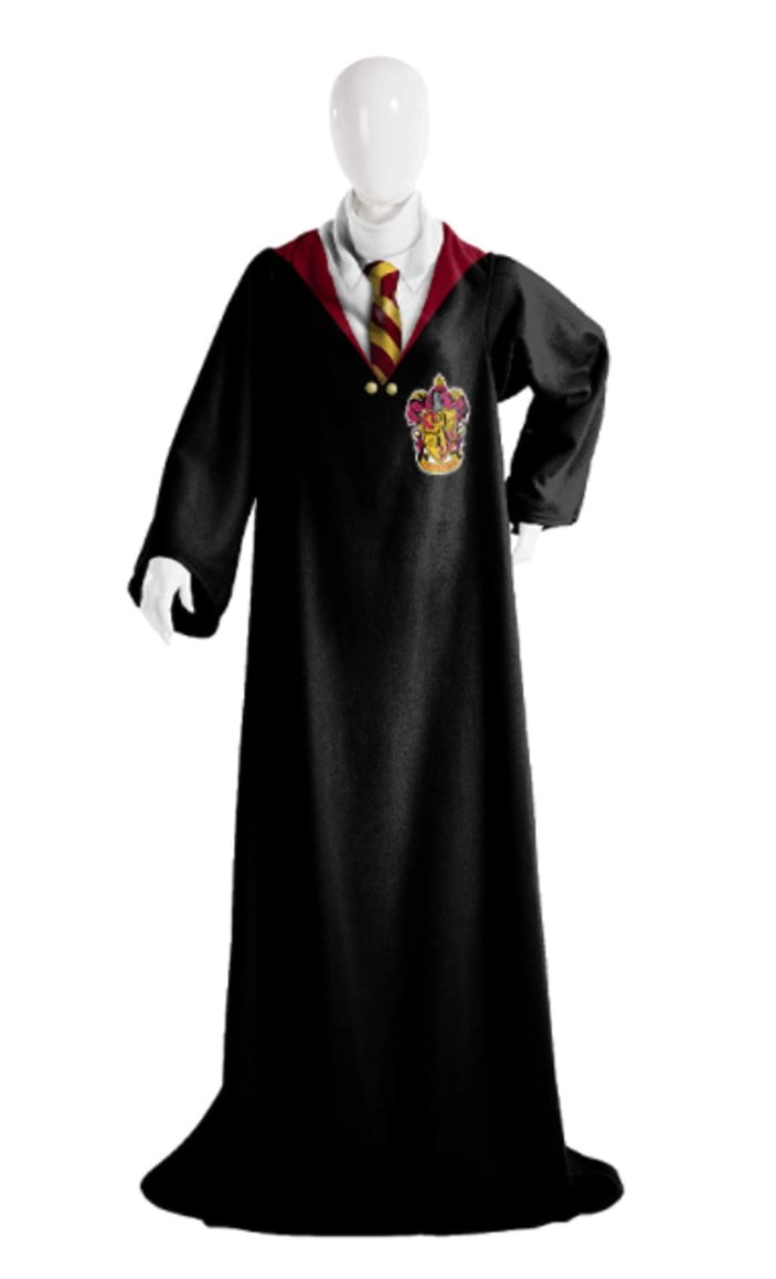 H Potter -Hogwarts Rules Adult Comfy Throw Blanket with Sleeves