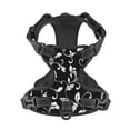 thumbnail image 4 of Lsque Black White Leaves Dog Harness, No-Pull Pet Harness with 2 Leash Clips, Adjustable Soft Padded Dog Vest with Easy Control Handle for Large Dogs-Large, 4 of 9