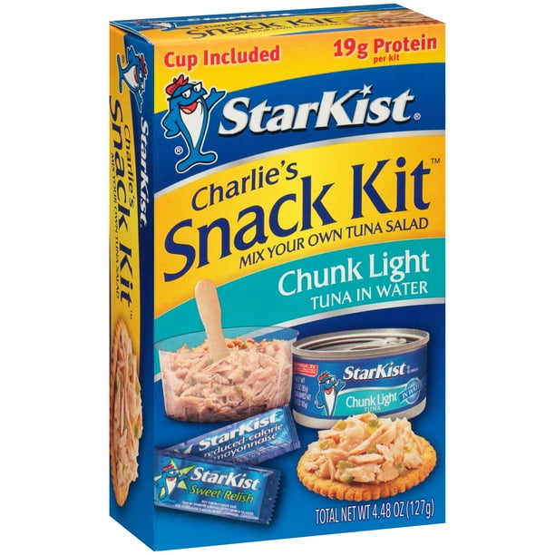 StarKist Charlie's Snack Kit, Chunk Light Tuna in Water, 4.48 Ounce