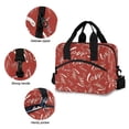 thumbnail image 5 of Insulated Crossbody Lunch Bag 10L Lunch Tote with Adjustable Shoulder Strap for Work Office Picnic Text Love Pattern, 5 of 6