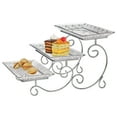 thumbnail image 3 of Dublin Crystal 3 Tiered Stepped Serving Stand, 3 of 3