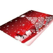 Sunisery Christmas Carpet Non-Slip Mat Rugs Festival Home Decor Xmas Carpet