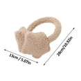 thumbnail image 3 of Cache-oreilles en Peluche Étoiles Mignons et Chauds pour Femmes, Écouteurs d'Hiver, Cache-Oreilles, Sac d'Oreille, Cyclisme, Froid, 3 of 8