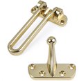 thumbnail image 2 of Home Security Door Lock Swing Bar - Gold Alloy Anti-Theft Door Guard Latch - For Front Door and Interior Door - Security Reinforcement Door Stopper - Gold, 2 of 4