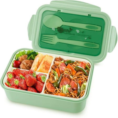 Lunch Box, Bento Box Bento Box With Fork And 1400ml Leak-proof Safety ...
