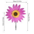 thumbnail image 4 of KDFWDM Large Sunflower Lawn Pinwheels Wind Garden Spinners Pinwheel for Garden,Yard, Party Outdoor Decor, 4 of 7