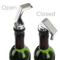 thumbnail image 4 of Wine Stopper w/ Adjustable Lever, Chrome-Plated & Silicone Construction, 4 of 4