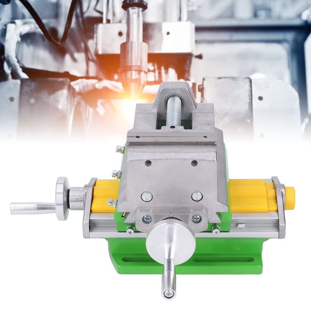 Étau de Perceuse à Glissière Croisée, Étau Composé X Y à Pression Application Large pour Machines de Forage de Bureau