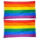 thumbnail image 1 of 2pcs bandera decorativa del arco iris de la bandera de la bandera del orgullo de LGBT de la bandera al aire libre para la fiesta, 1 of 3