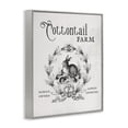 thumbnail image 2 of Cottontail Farm Vintage Advertisement Rabbit Family Country Illustration Gray Framed Giclee Art, 16 x 20, By Lil' Rue, 2 of 7