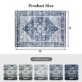 thumbnail image 6 of CHITOOMA 9'x12' Area Rugs for Living Room, Machine Washable Rugs Vintage Area Rug for Bedroom Dining Room Dorm Office with Non-Slip Backing, Stain Resistant Non-Shed Carpet, 6 of 11